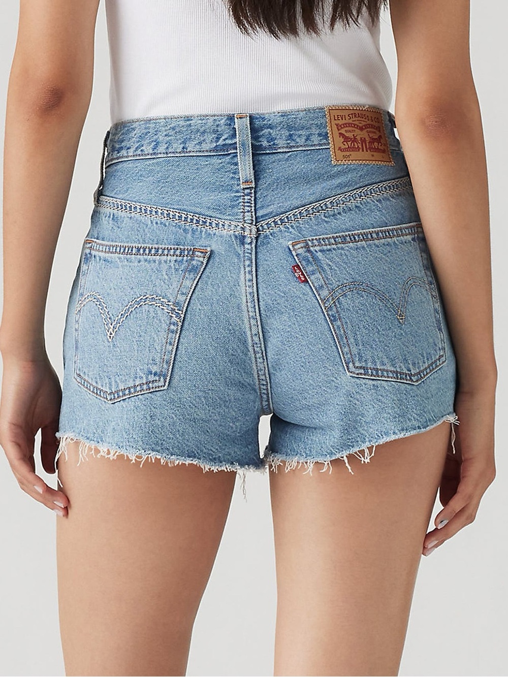 Levi's 501 Original Premium Specialty Switch Stitch Denim Cutoff Shorts Size 30
